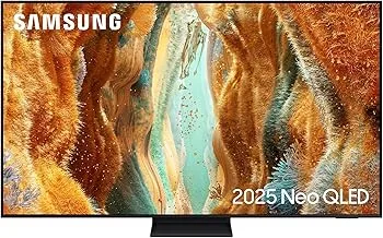 65" 4K QN70F, NQ4 AI Gen2 Processor, 4K AI Upscaling, Quantum Matrix Technology Slim, OTS Lite, Samsung Vision AI, 2025