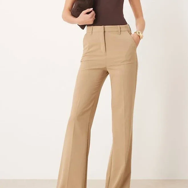 ASOS DESIGN Tall tailored snatch flare pants