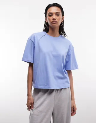 COLLUSION boxy short sleeve T-shirt in grape