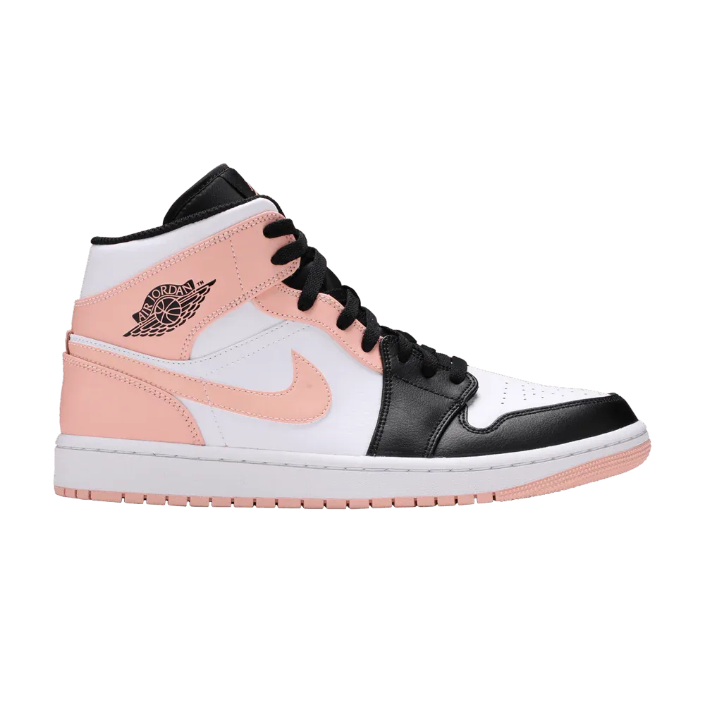 Air Jordan 1 Mid Arctic Orange Black Toe