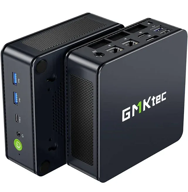 GMKtec M6 Ultra Gaming Mini PC Zen 4 Ryzen 7640HS (Upgraded 6600H/ 6800H/U), 32GB RAM DDR5 512GB SSD Dual NIC LAN 2.5GbE