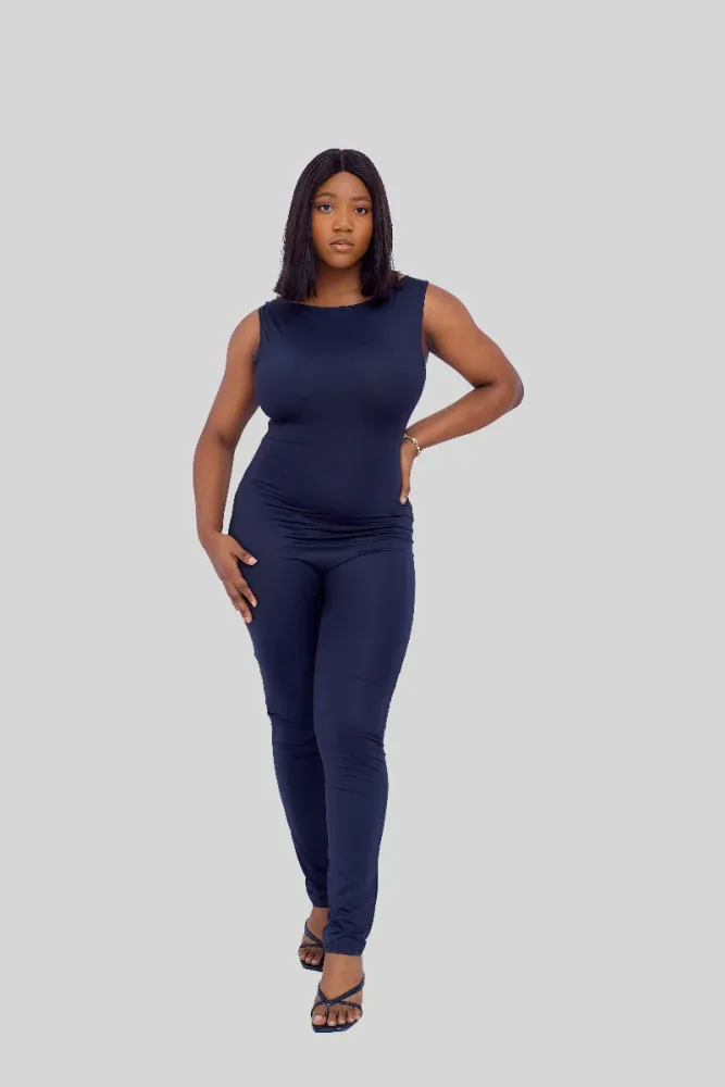 SLINKY SLEEVELESS JUMPSUIT