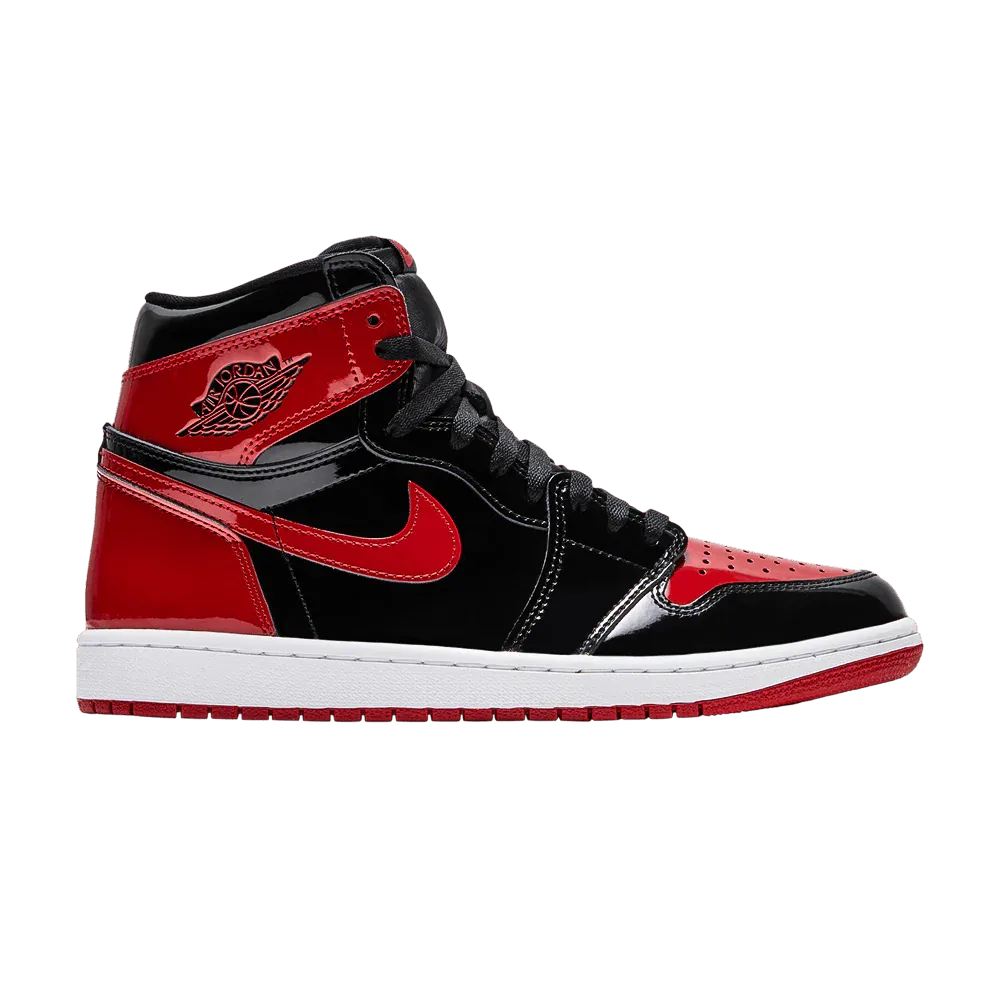 Air Jordan 1 Retro High OG Bred Patent