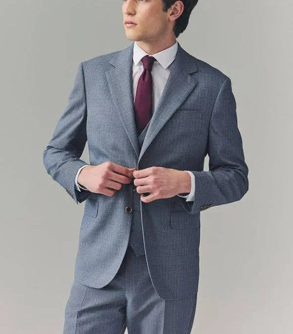 NEXT Men's Regular Fit Textured Suit Jacket