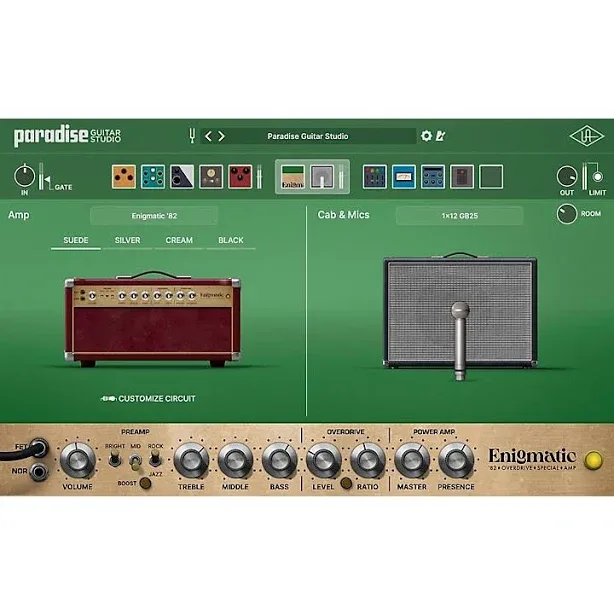 Universal Audio Paradise Guitar Studio Plug-in (Software Download)