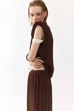 H&M Ladies Wide-cut Pull-on Pants