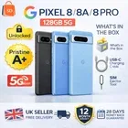 NEW Google Pixel 8/ 8A/ 8 Pro 128GB 5G Android Smartphone Unlocked Pristine A+