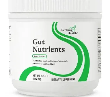 Gut Nutrients, 6 Pack, Peach Flavored, Support Gut Health, Mixes Easily With Water, Support Healthy Gut Barrier & Normal