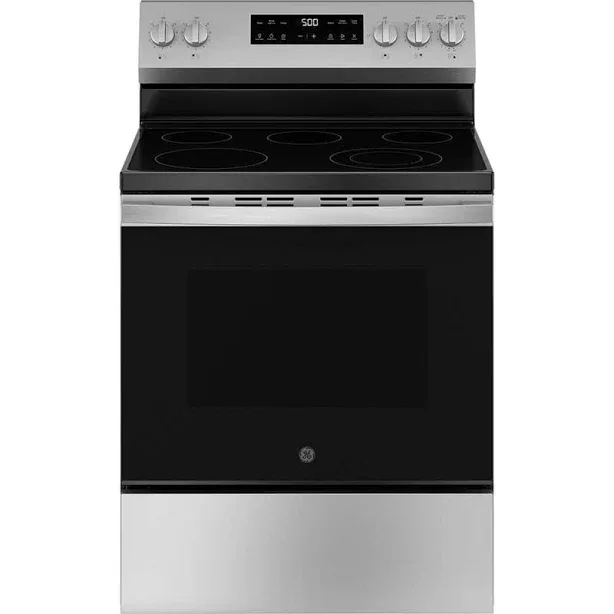 GE 30" Freestanding Electric Range with Crisp Mode
