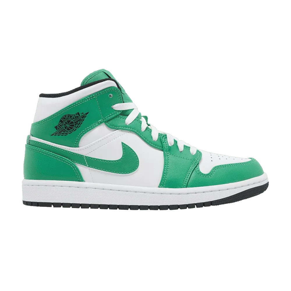 Air Jordan 1 Mid Lucky Green