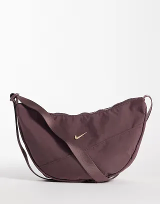 Nike Aura crossbody bag in brown