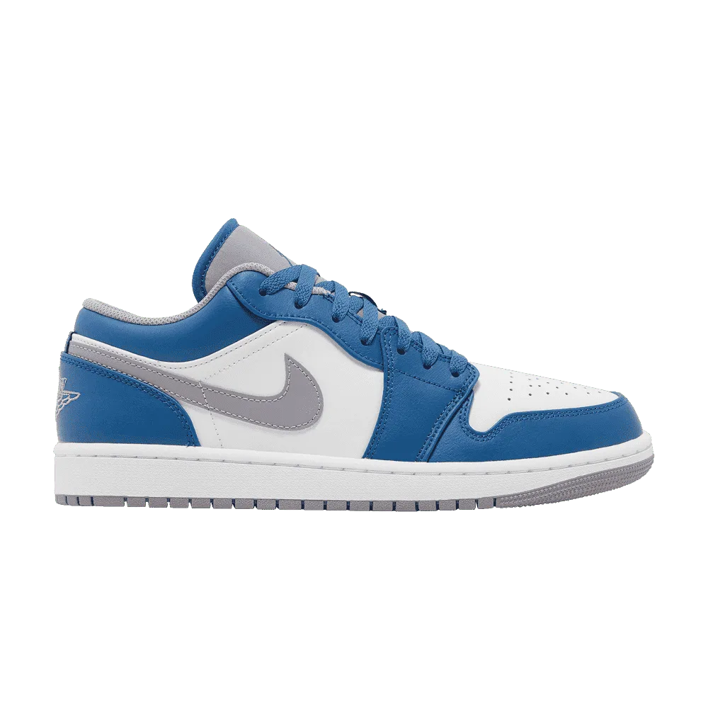 Air Jordan 1 Low True Blue Cement