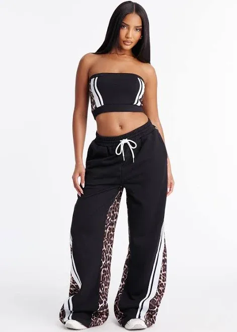 Fashion Nova Conjunto de Pantalón Run Wild Leopard