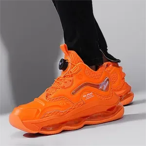 NHOT Mens Breathable Running Shoes - Thick Sole, Versatile Street Casual Sports Sneakers, Sizes 38-45, 2026 Spring Desig