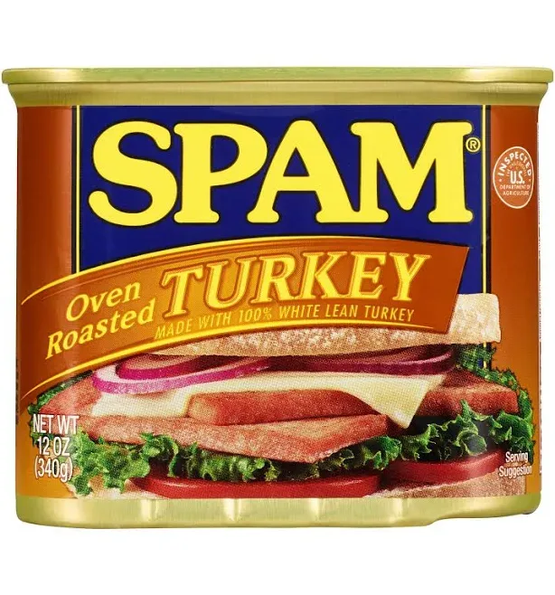 Spam Oven Roasted Turkey, 12 Ounce Can (Pack of 6)