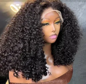 Baby Hair Deep Wave Bob Wig - 13x6 & 13x4 HD Lace Frontal - Glueless Preplucked 5x5 Closure - Human Hair, 250 Density, C