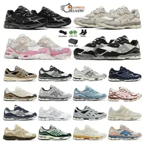 Designer NYC Running Shoes for Men and Women - Graphite Grey, Black, Cream, Oyster Grey, Pink, Ivory Sports Sneakers