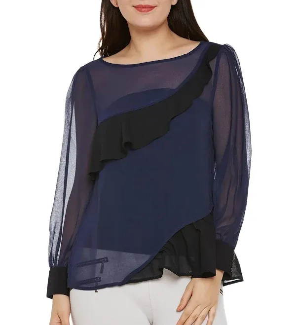 Oxolloxo Women's Casual Polyester Blouse