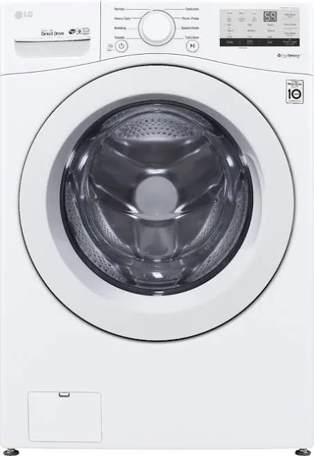LG 4.5 Cu. Ft. White Front Load Washer wm3400cw