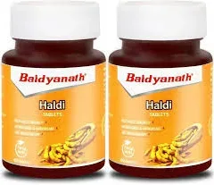 Baidyanath Haldi 60 Tablets For Purifying Blood & relieve skin issues
