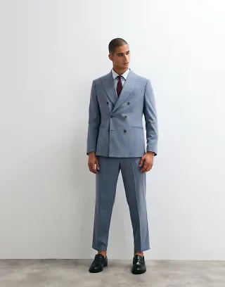 ASOS DESIGN regular suit in blue