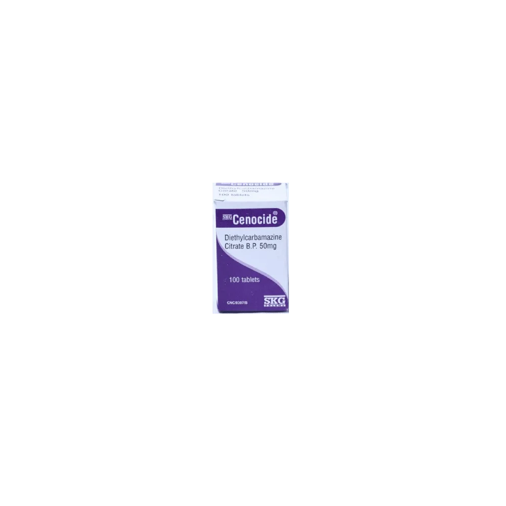 Cenocide Diethylcarbamazinde 50Mg X100