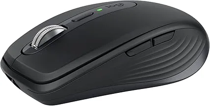 MX Anywhere 3S Compact Wireless Mouse, Fast Scrolling, 8K DPI Any-Surface Tracking, Quiet Clicks, Programmable Buttons,