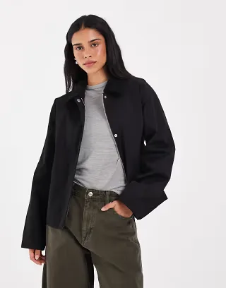JJXX workwear barn jacket in black