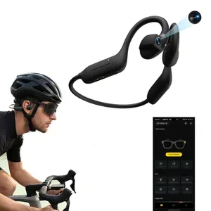 2026 New Smart Camera Bluetooth Headset, HD Photo & Video Recording, Outdoor Cycling Hiking Climbing Sports Headphones w