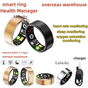 Bluetooth smart motion step counter gesture control sleep ring waterproof multifunctional health monitoring elec
