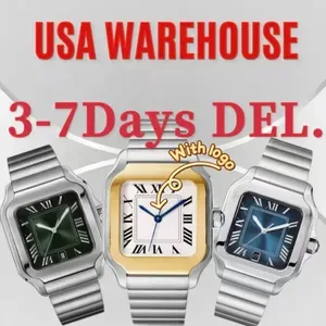Designer watches men 40/35/27/22MM women watch square skeleton dial sapphire glass stainless steel Wris