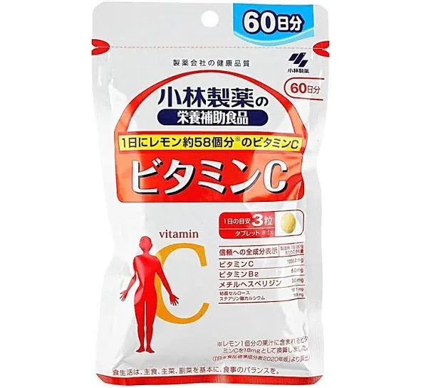 Kobayashi Pharmaceutical Vitamin C value pack 180 tablets