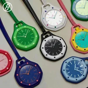 Quartz Wristwatch and Retro Pocket Watch - Waterproof, Multicolor Artistic Design, Trendy 2026 Luxury Accessory