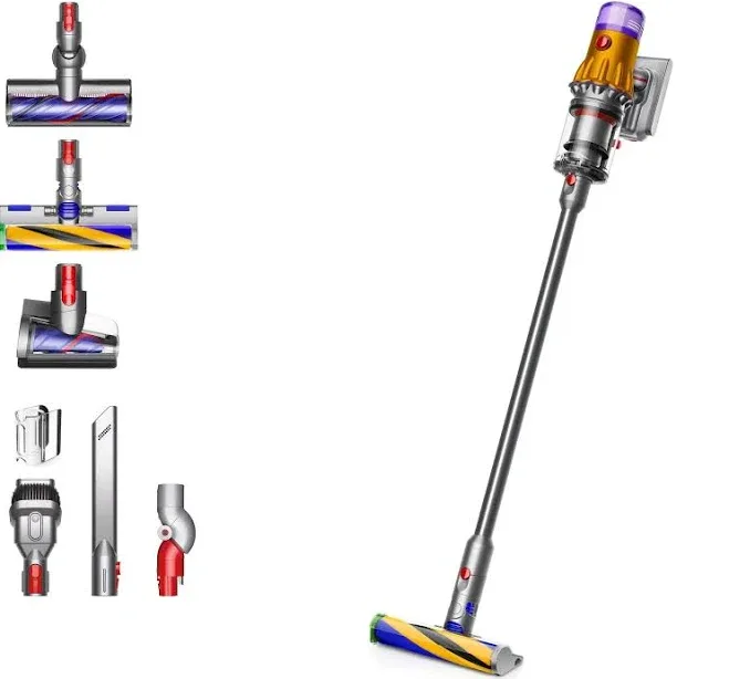 V12 Detect Slim Absolute Cordless Vacuum Cleaner: Powerful & Lightweight