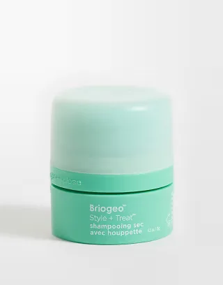 Briogeo Style + Treat Dry Shampoo Puff - Tinted for Dark Hair 15g