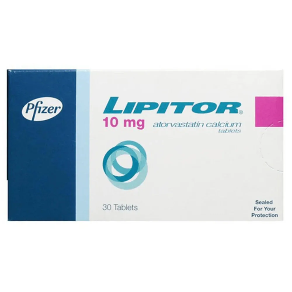 Lipitor (Atorvastatin Calcium) 10mg x30 Tabs