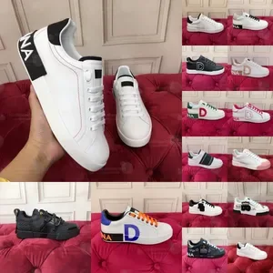 Genuine Leather Men's White Sports Sneakers, Breathable Casual Trainer Shoes with Laces, New Generation Design with Box
