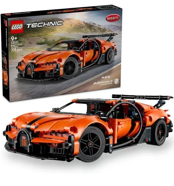 42222 LEGO Technic Bugatti Chiron Pur Sport Hypercar