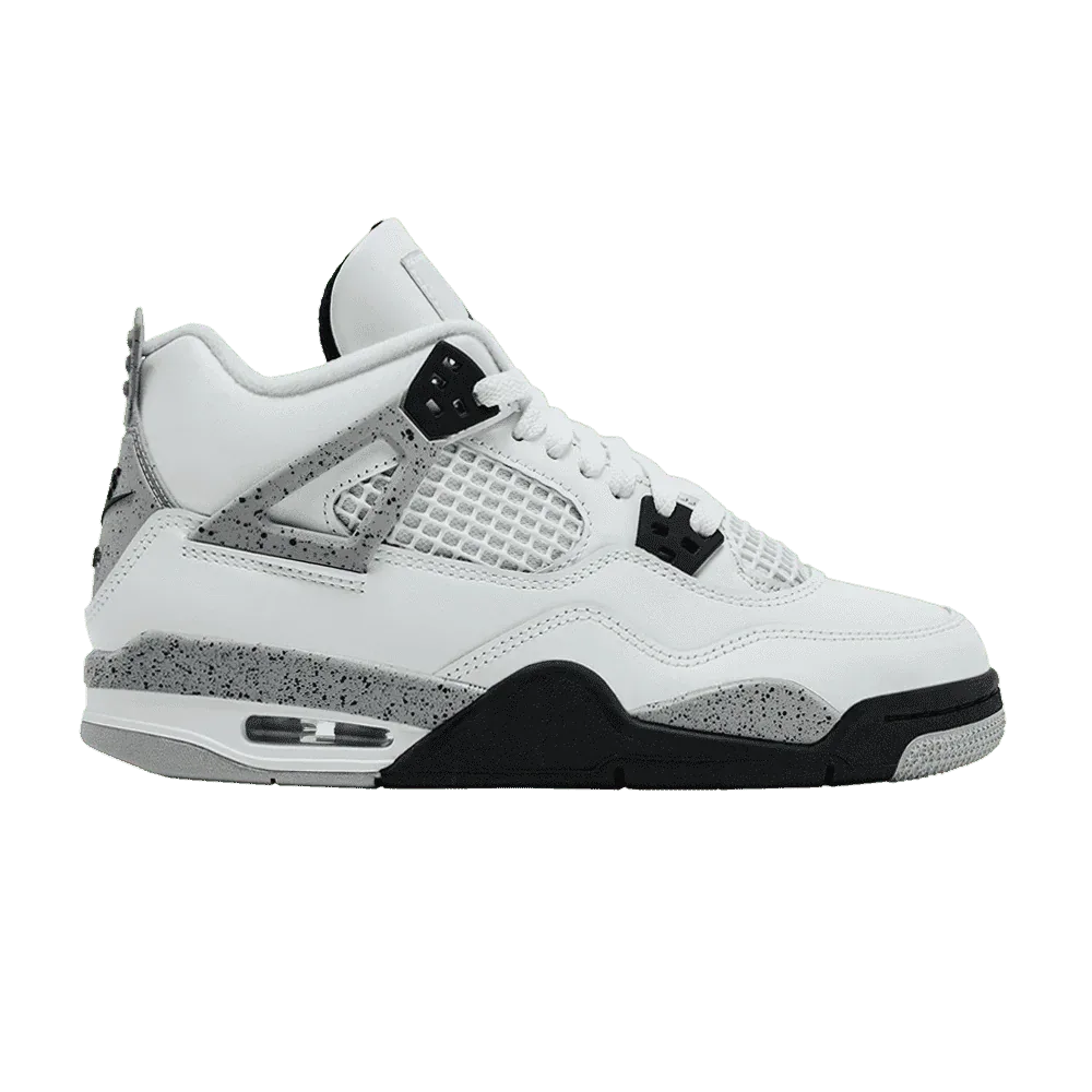 Air Jordan 4 Retro OG GS White Cement 2025